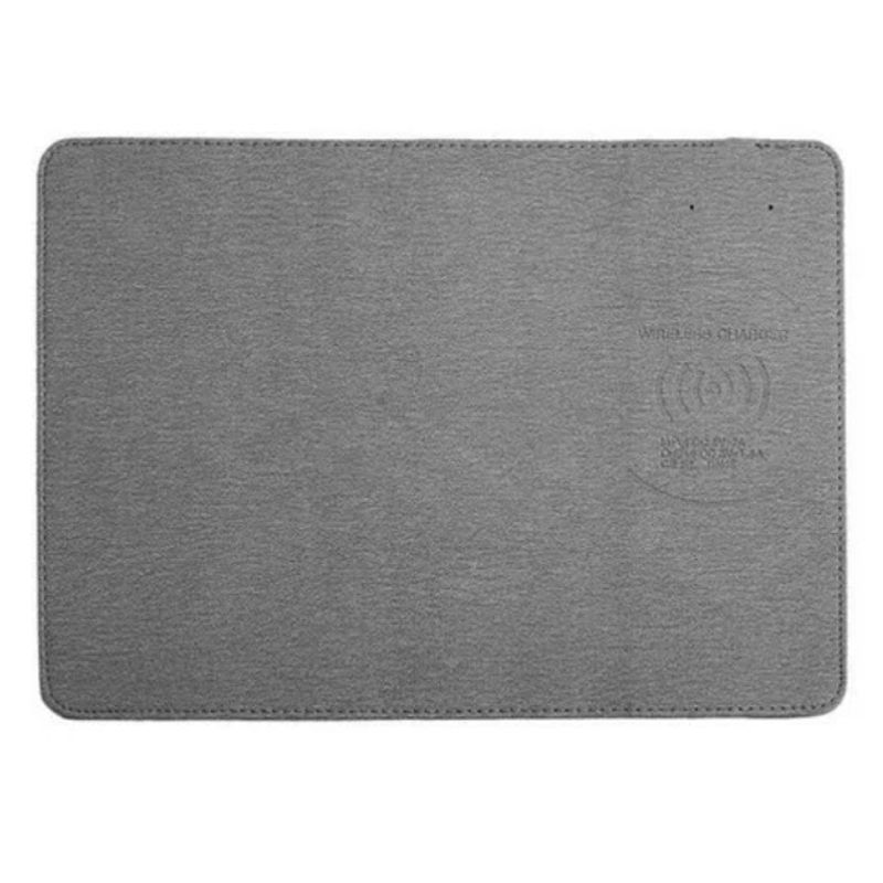 ATLAS - Mouse Pad Cargador Inalámbrico De Cuero