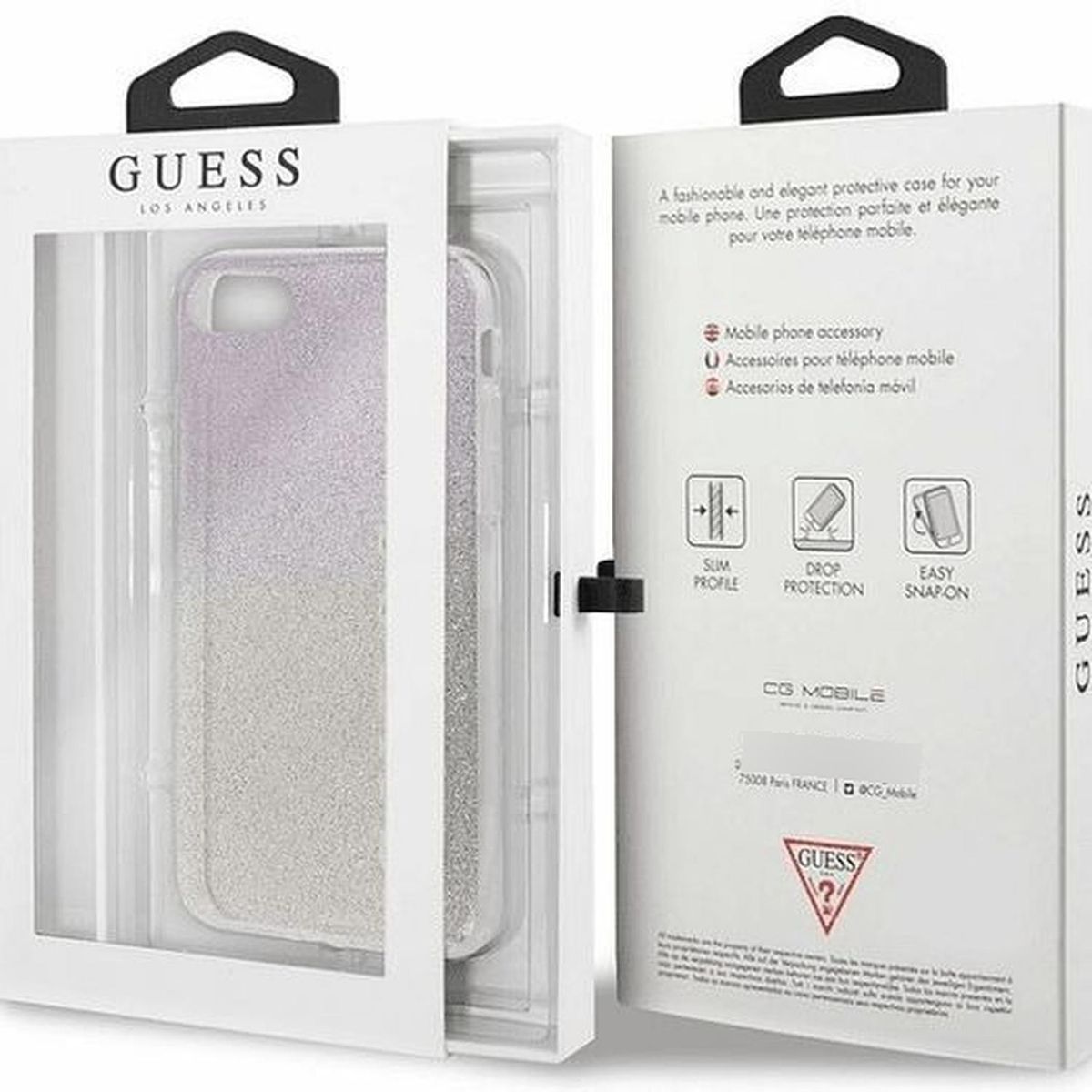 GUESS - CARCASA GUESS P/IPHONE 7/8 DORADA-ROSADA GUHCI8PCUGLGPI (3700740-471036)