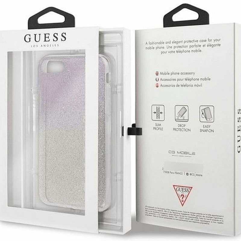 GUESS - CARCASA GUESS P/IPHONE 7/8 DORADA-ROSADA GUHCI8PCUGLGPI (3700740-471036)
