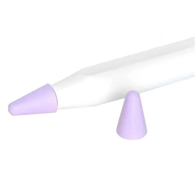 ATLAS - Protector De Punta Para Apple Pencil Silicona Lila