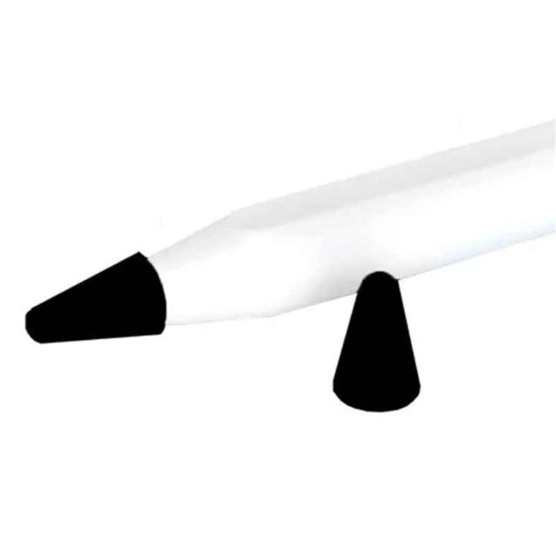 ATLAS - Protector De Punta Para Apple Pencil Silicona Negro