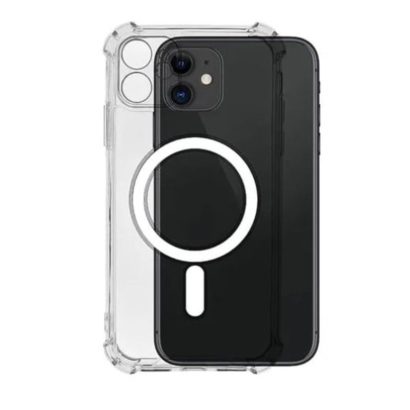 ATLAS - Carcasa Magnetica Para iPhone 11 Transparente