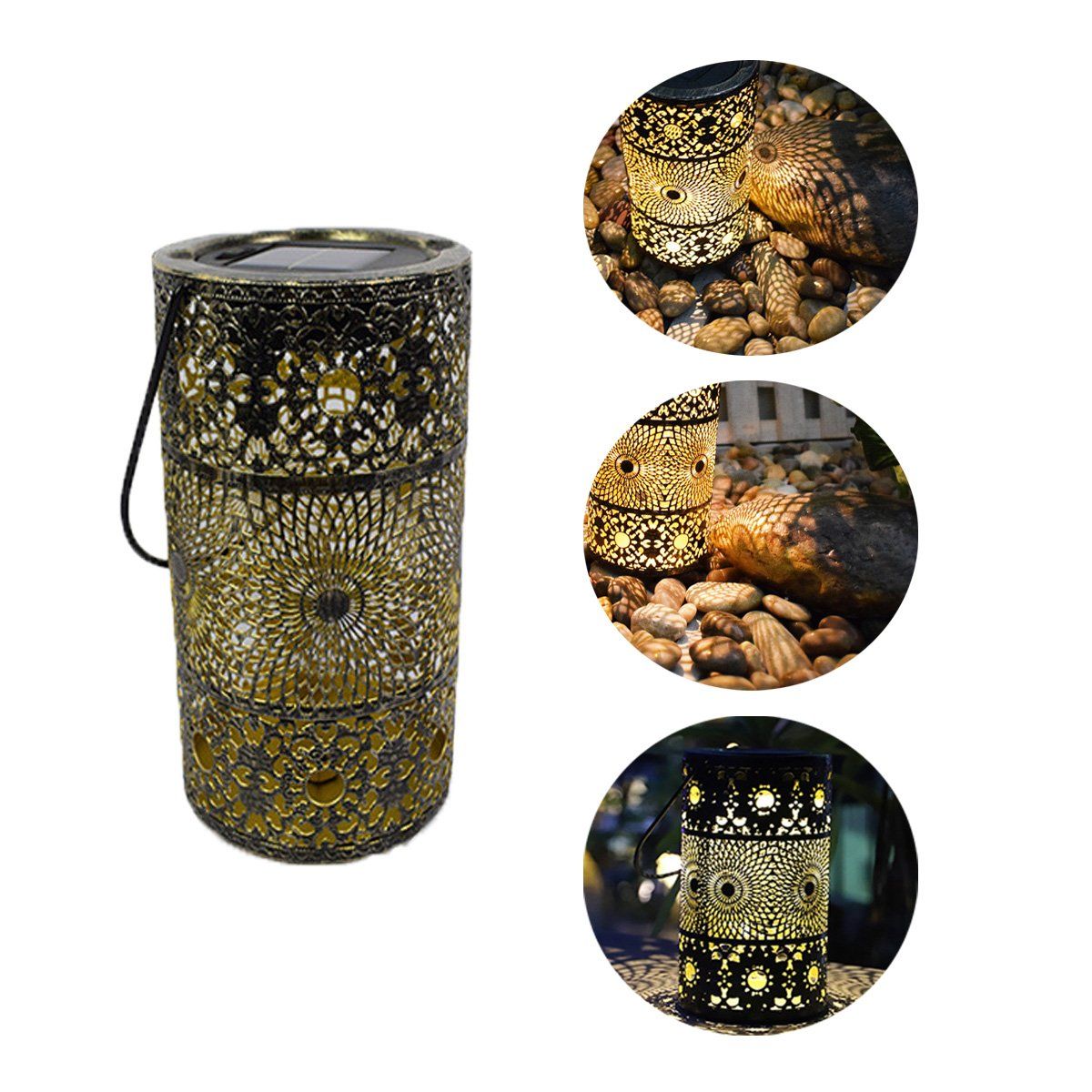 GENERICO - IP55 Luz Solar Exterior Impermeable Para Jardín Patio Porche