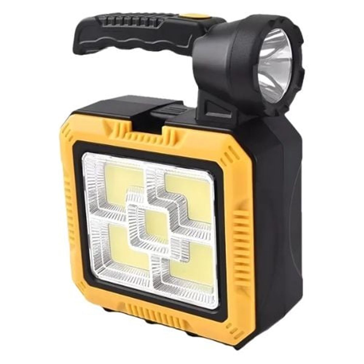 IRM - Linterna Frontal Lámpara Solar Power Bank + Kit Herramientas Negro