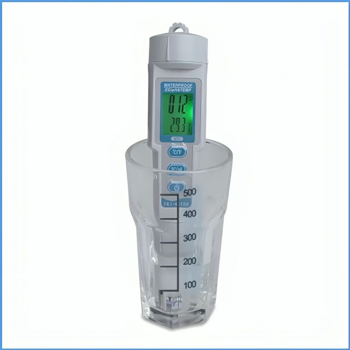 GENERICO - 3 En 1 Medidor De Ph Ec Y Temperatura Del Agua