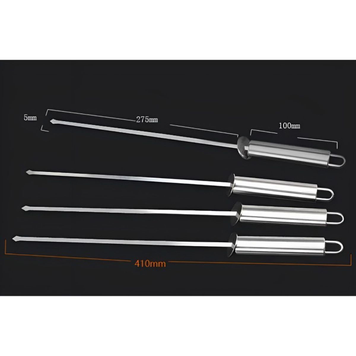 GENERICO - Set Parrillero Asado Barbacoa 18 Pcs En Maleta Kit Parrilla