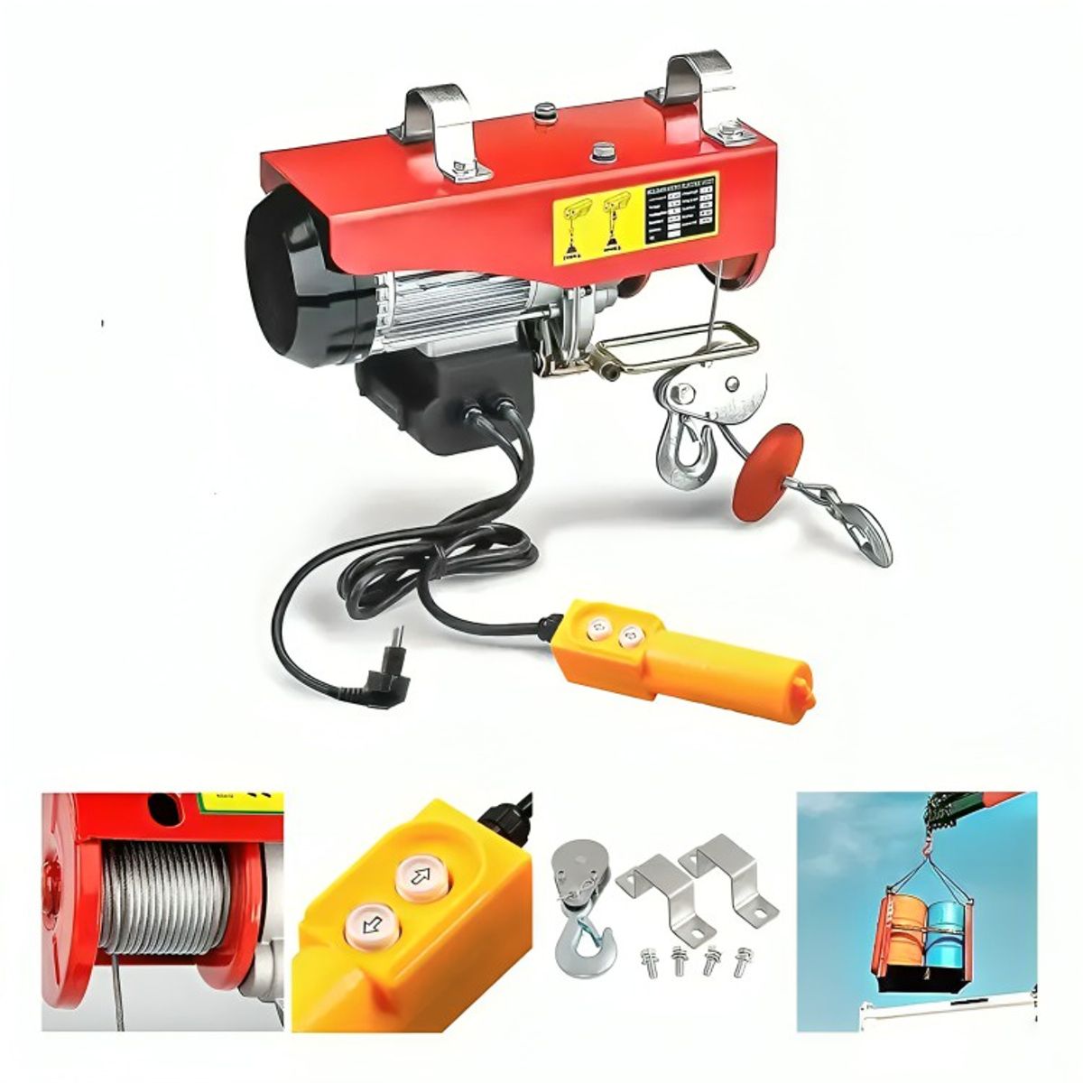 GENERICO - Tecle Eléctrico De Levante 300k 12 Metros 220v