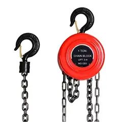 GENERICO - Tecle Polipasto Manual Con Cadena 1 Toneladas X3M
