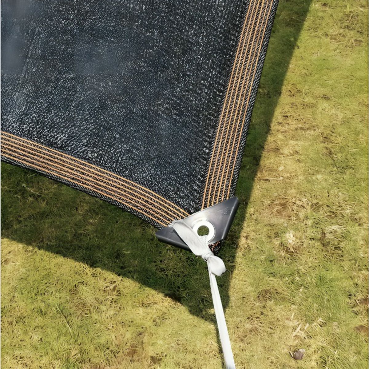 GENERICO - Carpa Malla Sombra Negra 4x5 metro