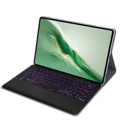 HONOR - Tablet magic pad 2 8+256GB OLED 10050mAh 144Hz 12.3" WIFI-Negro con Morado luminsos teclado
