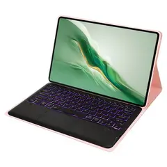 HONOR - Tablet magic pad2 12+256 12.3" WIFI-Azul con Rosado luminsos teclado
