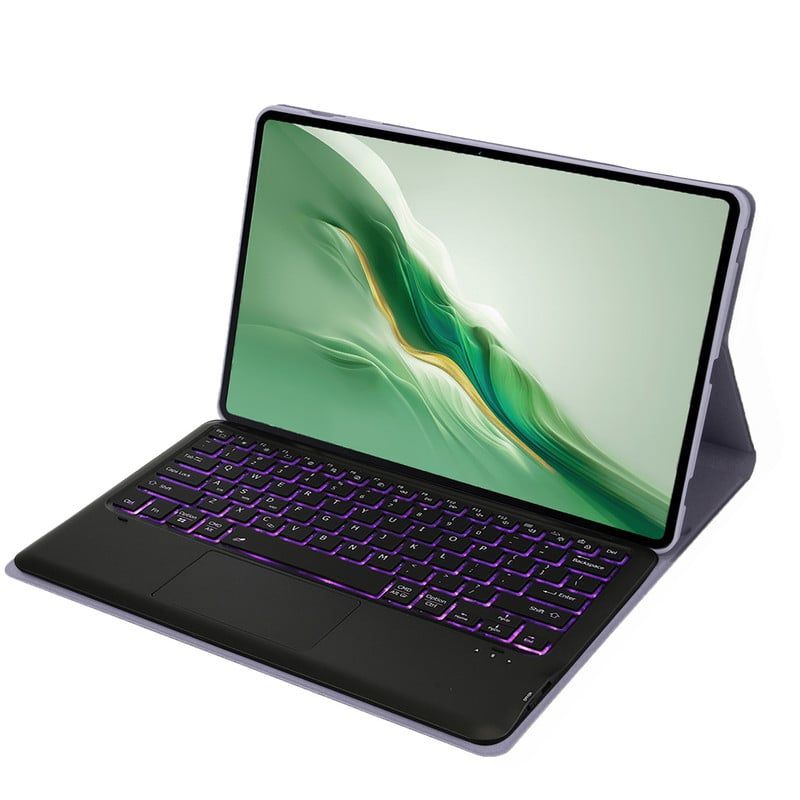 HONOR - Tablet Honor magic pad 2 16+512GB OLED 10050mAh 144Hz 12.3" WIFI-Azul con Morado luminsos teclado