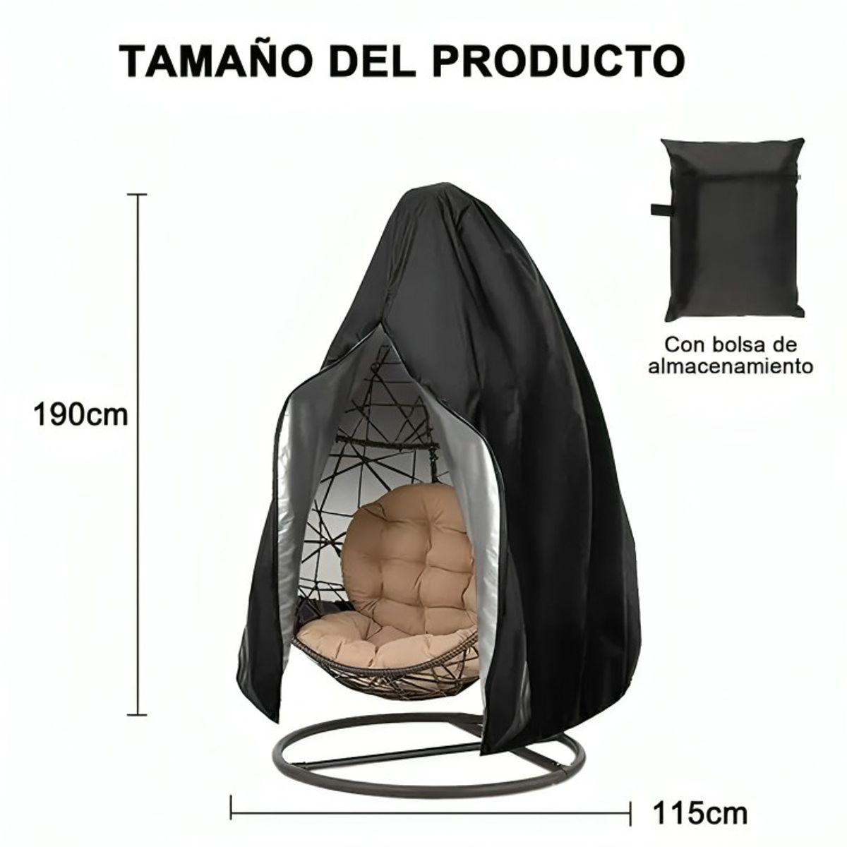 GENERICO - Funda Para Silla Colgante Duradera Impermeable Resistente