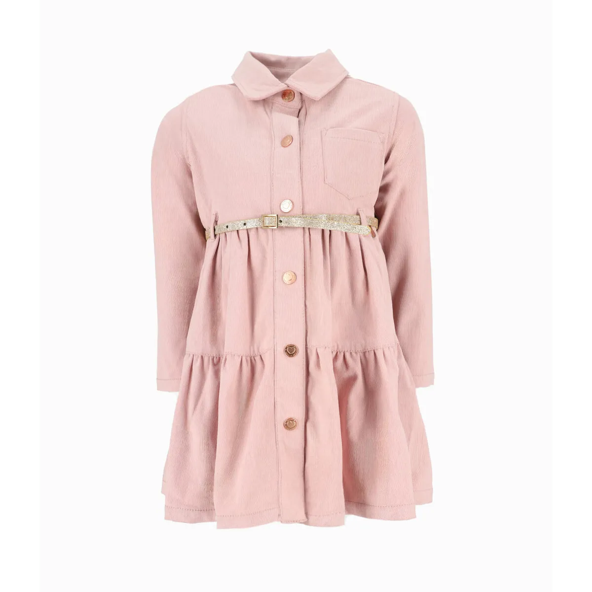 4KIDS - Vestido niña con cinturón morado 4 Kids