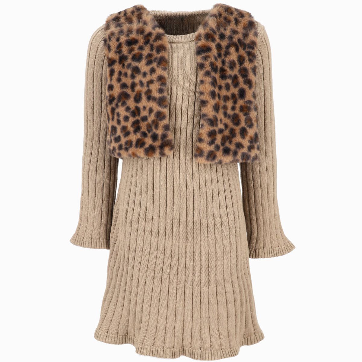 LIMONADA - Vestido niña con bolero beige Limonada
