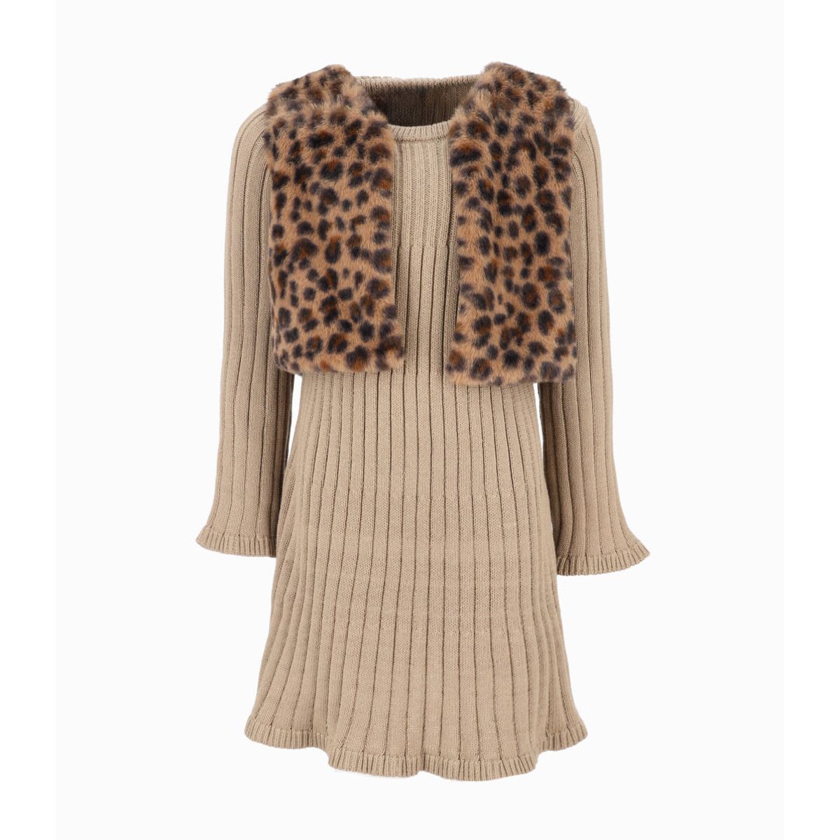 LIMONADA - Vestido niña con bolero beige Limonada