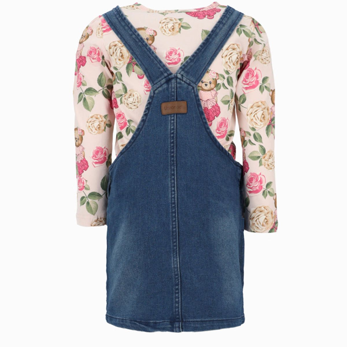 LIMONADA - Vestido niña jardinera azul marino Limonada