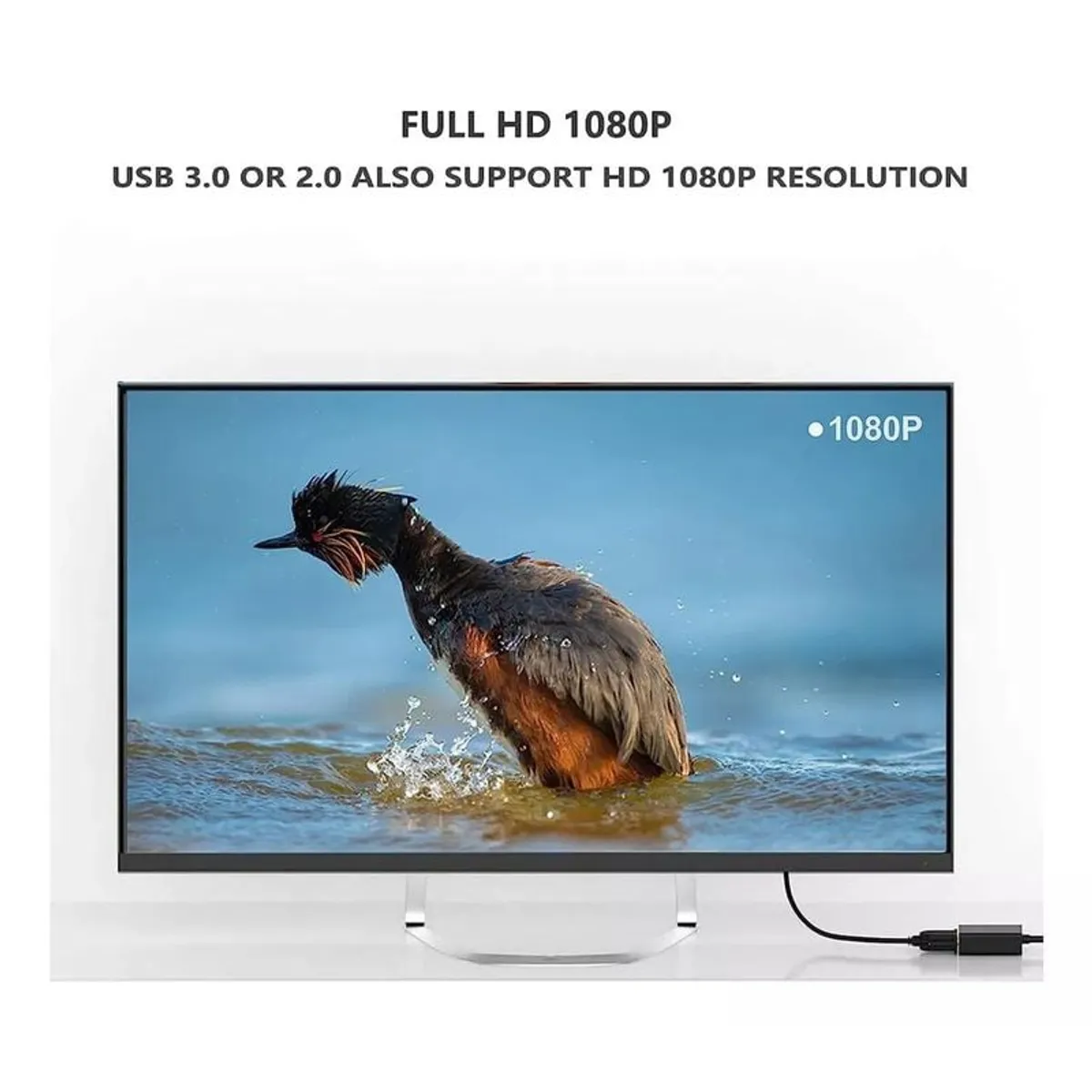 GENERICO - Adaptador Video Usb 3.0 A Hdmi Full Hd 1080p