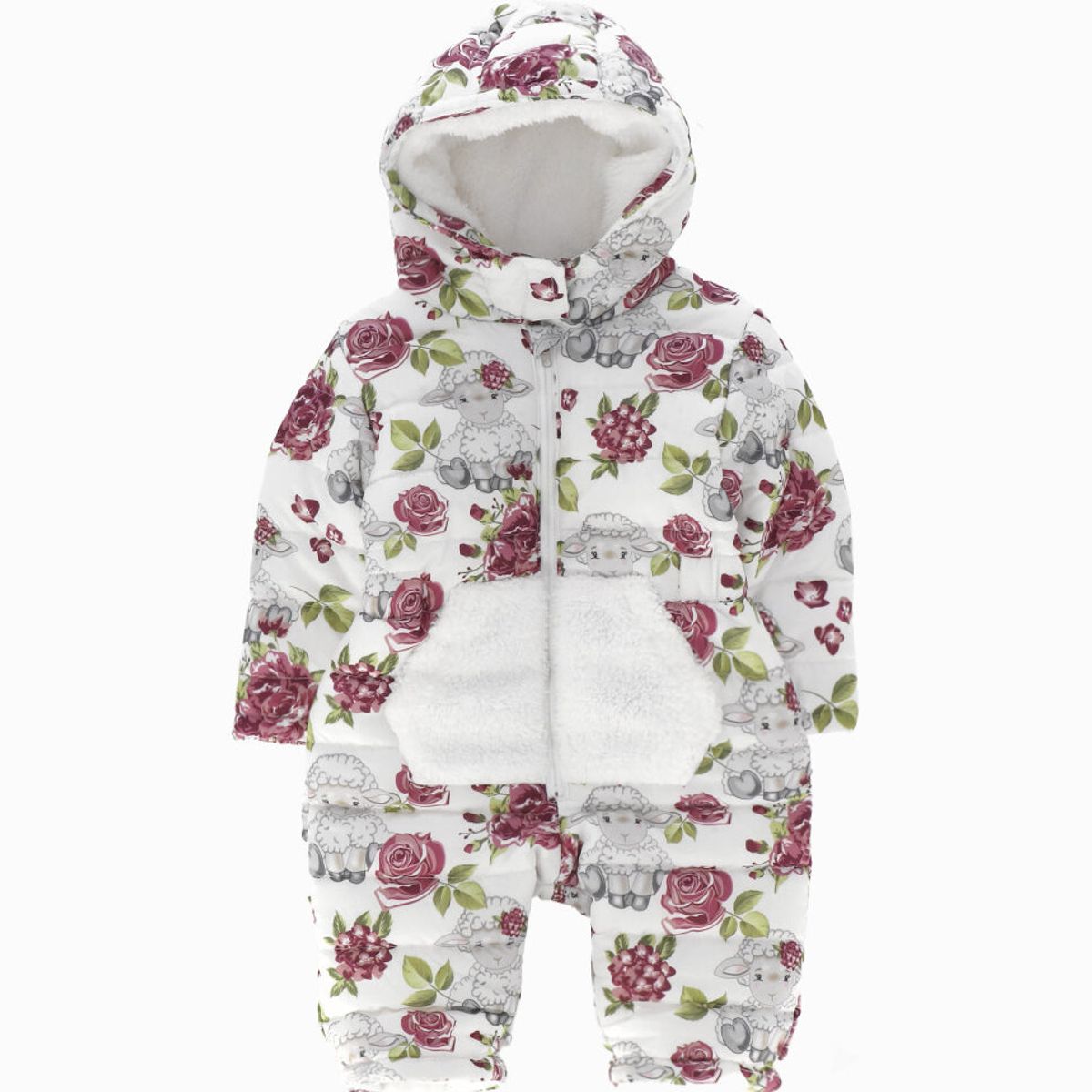 LIMONADA - Saquito recién nacida floreado blanco Limonada