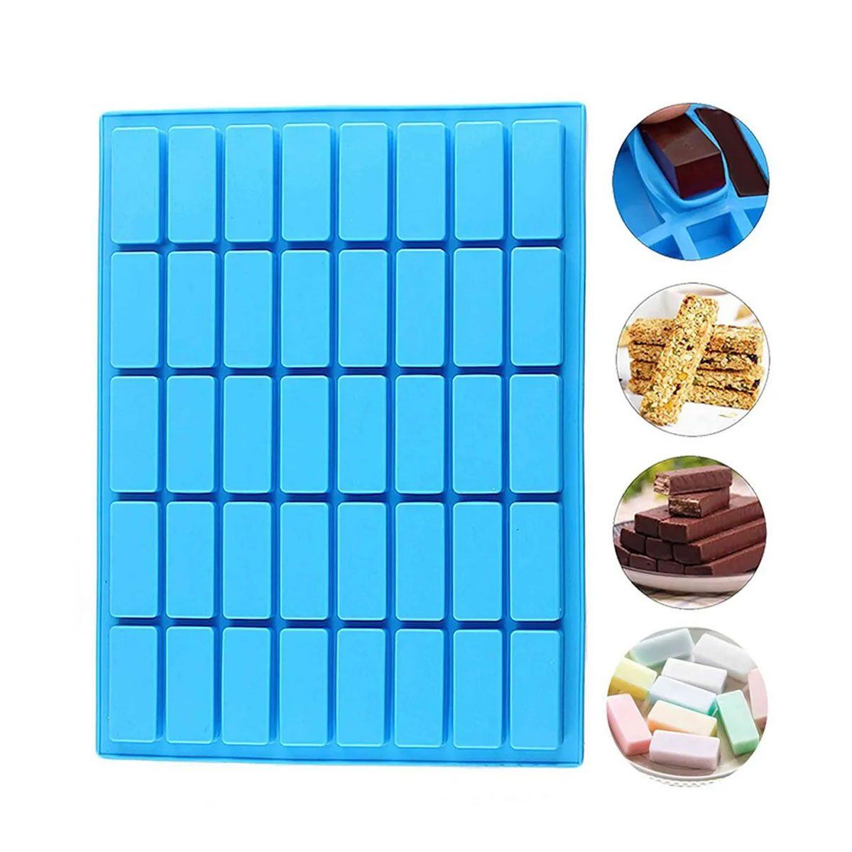 KUANGYE - Molde Silicona Para Chocolate Moldes 40 Cavidades