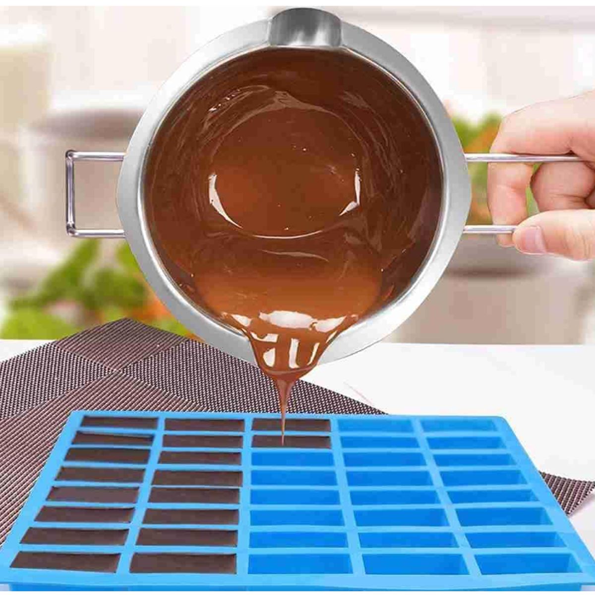 KUANGYE - Molde Silicona Para Chocolate Moldes 40 Cavidades