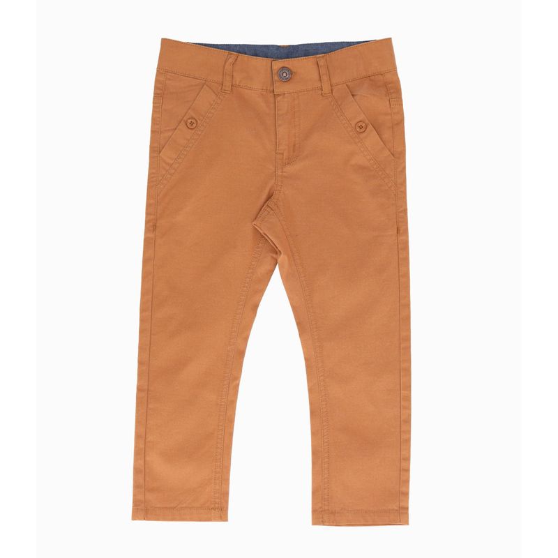 BLACK AND BLUE - Pantalón niño básico camel Black and Blue