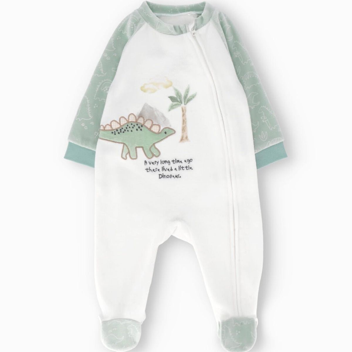 4KIDS - Enterito recién nacido de dinosaurio blanco 4 Kids