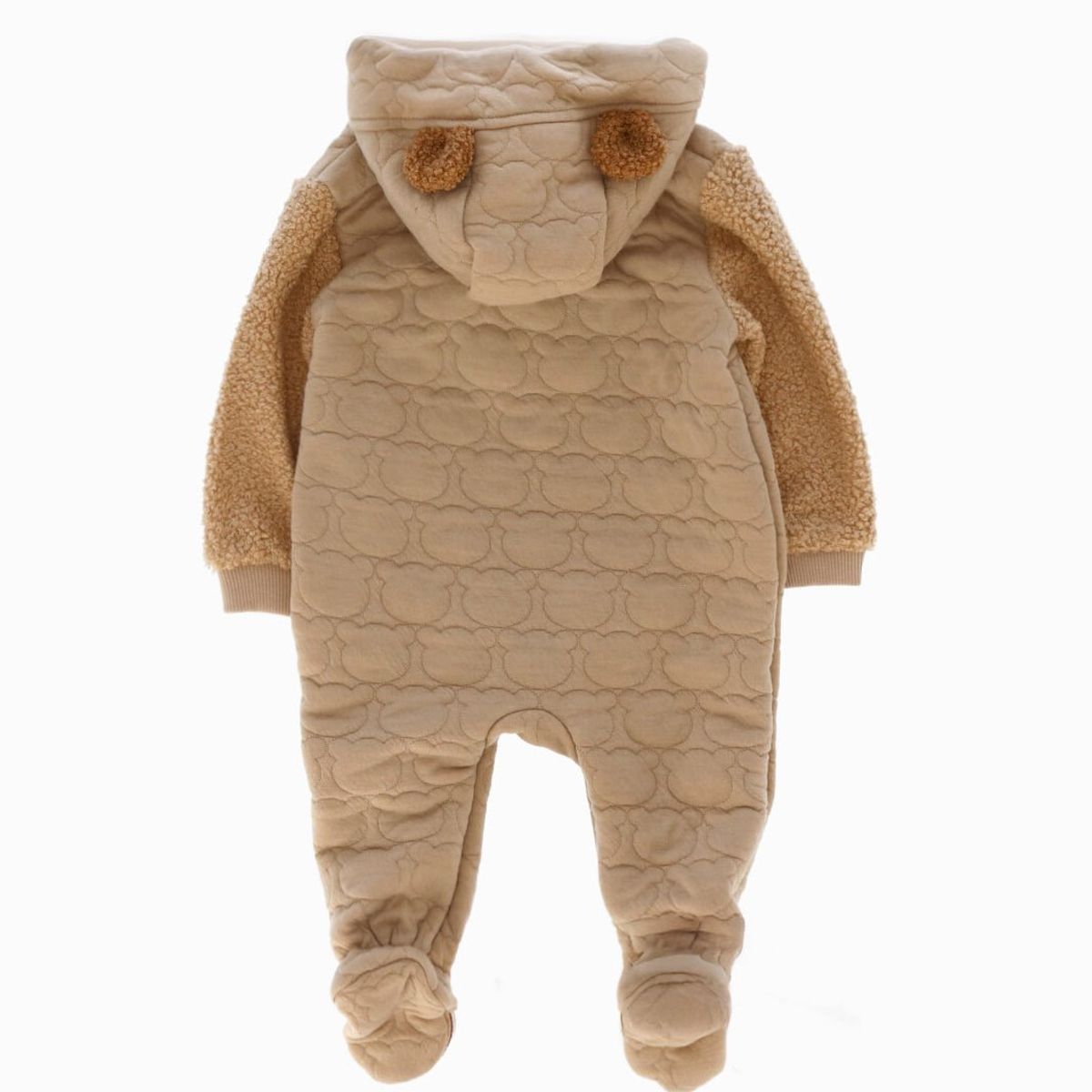 BLACK AND BLUE - Enterito recién nacido con osito beige Black and Blue