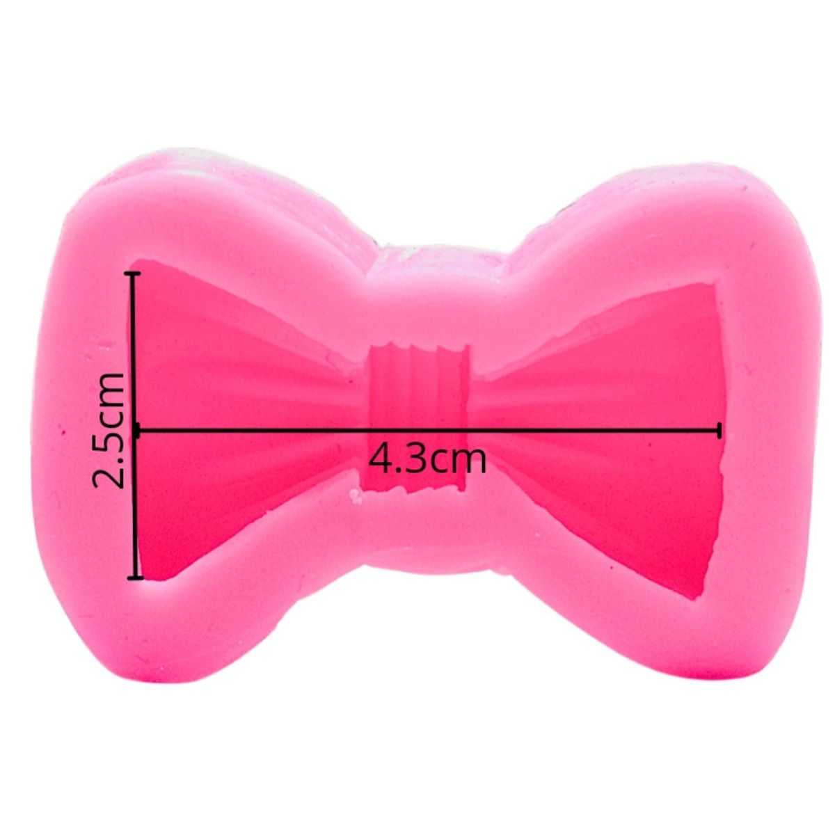 GENERICO - Molde Silicona Corbata De Moño