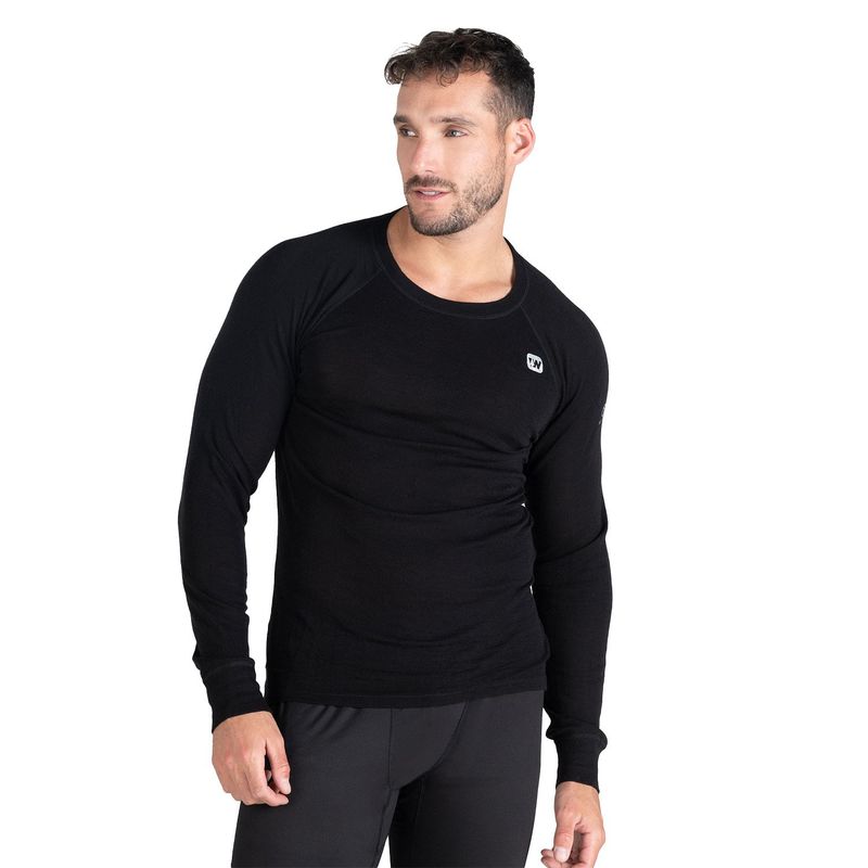 WEINBRENNER - Primera Capa Hombre Weinbrenner First Layer Merino Negro