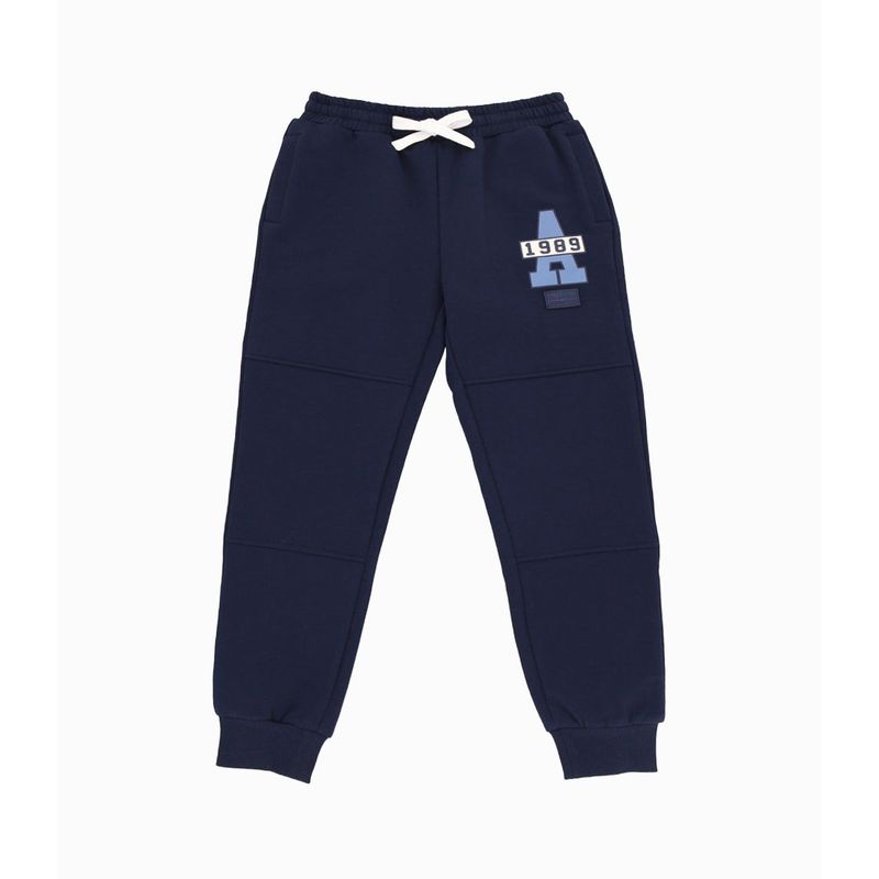 BLACK AND BLUE - Pantalón de buzo niño jogger azul marino Black and Blue