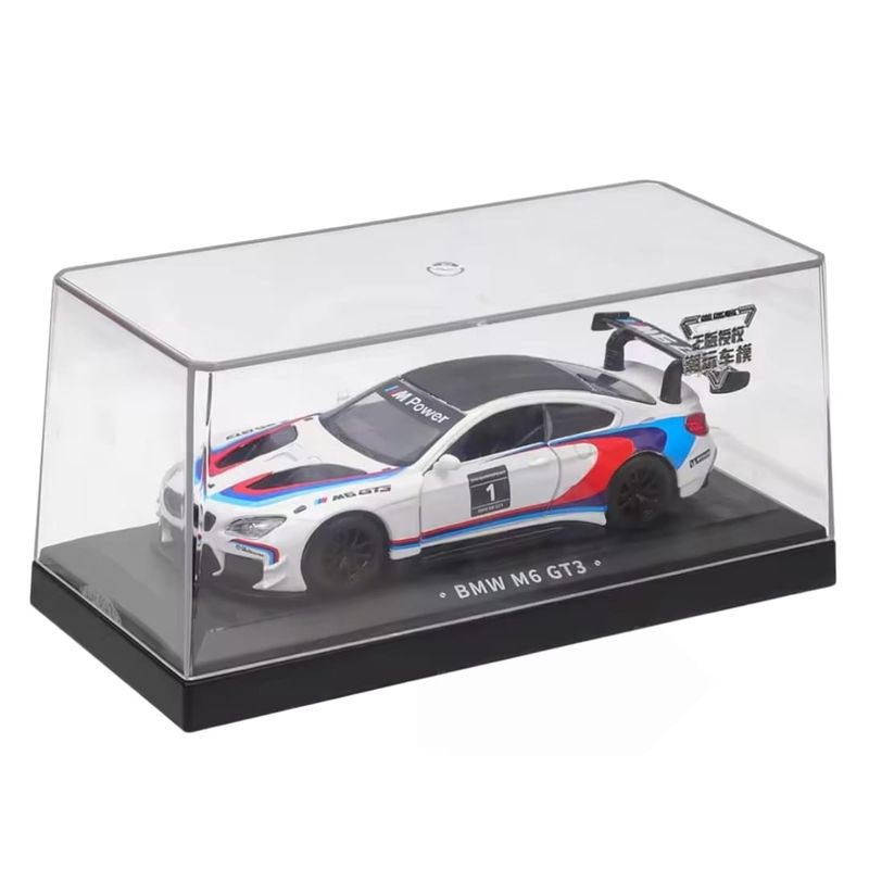 GENERICO - Autos Colección Bmw M6 Gt3 Escala 144 Color Blanco