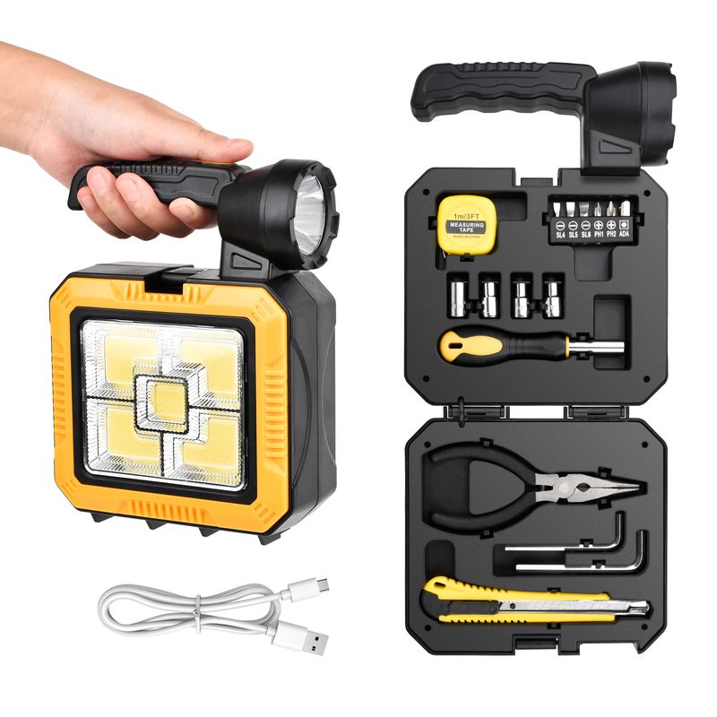 KOKILA - Luz solar amarilla con herramienta incorporada