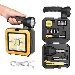 KOKILA - Luz solar amarilla con herramienta incorporada