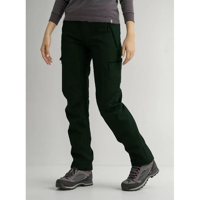 NO LOGO - Pantalon Termico Impermeable Softshell Con Micropolar Mujer