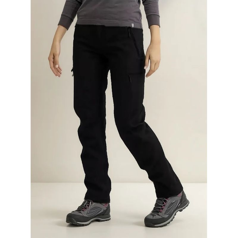 NO LOGO - Pantalon Termico Impermeable Softshell Con Micropolar Mujer