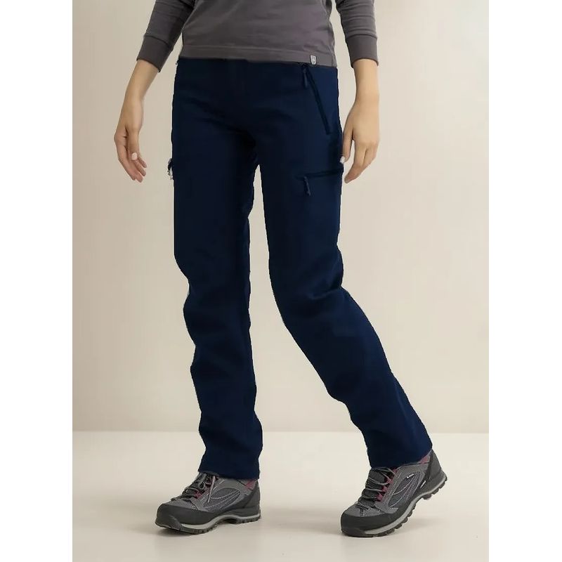 NO LOGO - Pantalon Termico Impermeable Softshell Con Micropolar Mujer