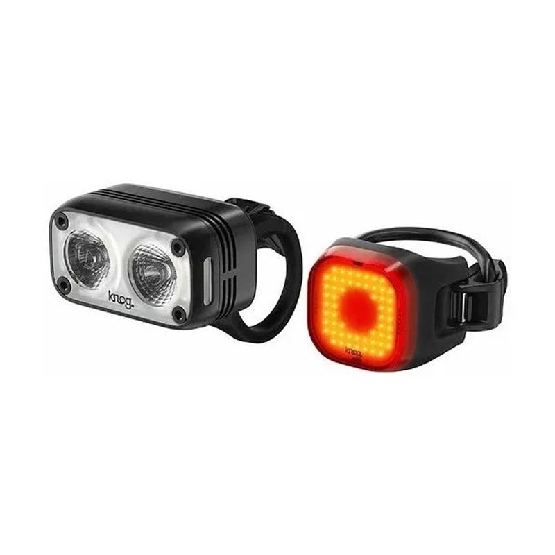 KNOG - Pack Luz Bicicleta Trasera Delantera Rec Usb Knog 400 Lumens