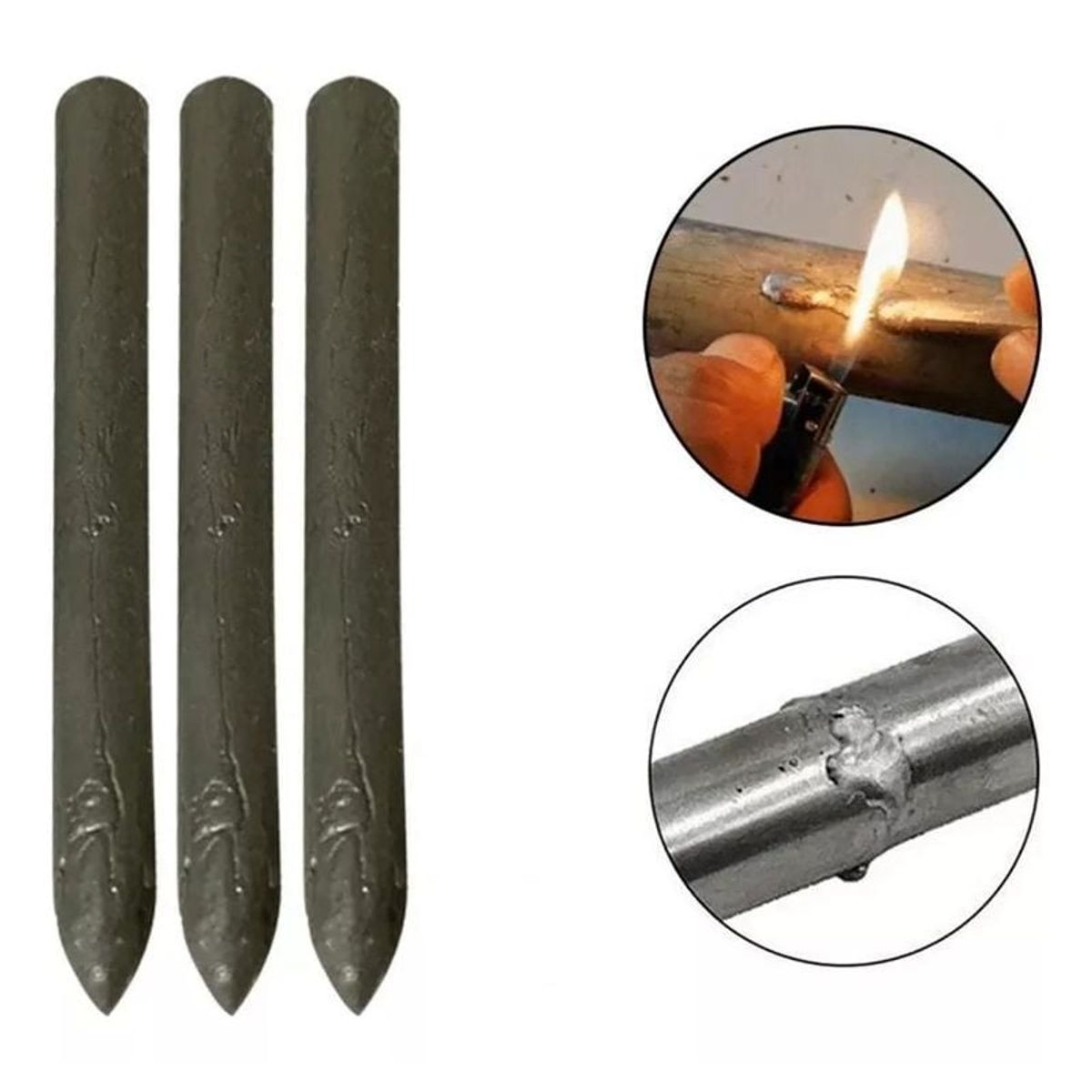 GENERICO - 3 Barras De Soldadura Fácil Rápida Aluminio Baja Temperatura