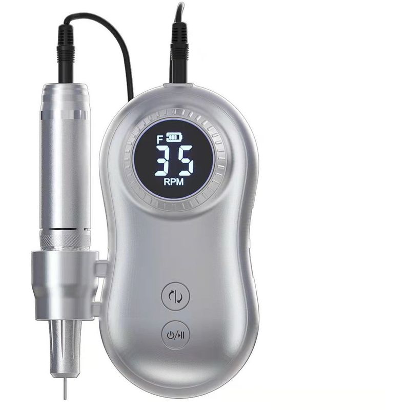 PUREPOWER - Taladro de uñas recargable de 3500RPM con Kit de brocas