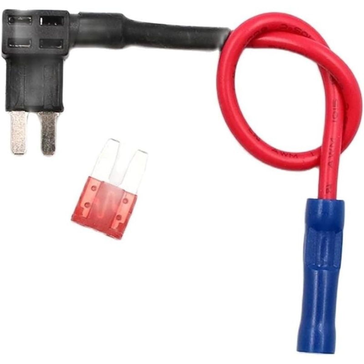 GENERICO - Porta Fusible Mini Seguridad Adaptador 12v 10a
