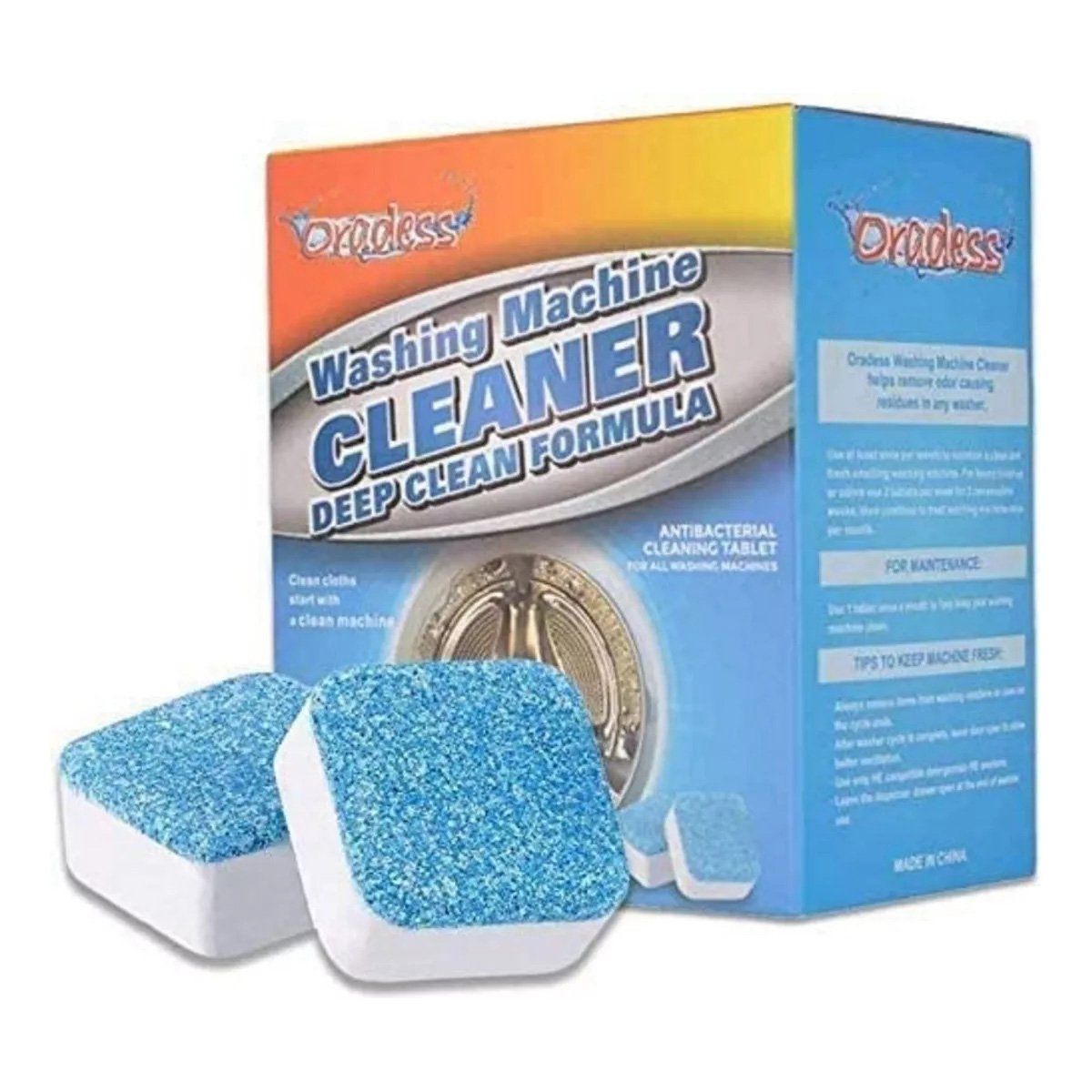 GENERICO - Limpiador De Lavadoras Para Eliminar Manchas Difícilesx12