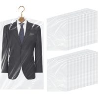 100 Bolsas Transparentes Fundas Para Ropa Prueba Polvo 60x90cm