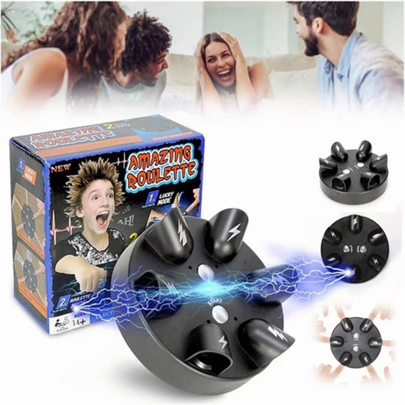 GENERICO - Maquina De Toques Electricos Tipo Ruleta Rusa Juego De Mesa