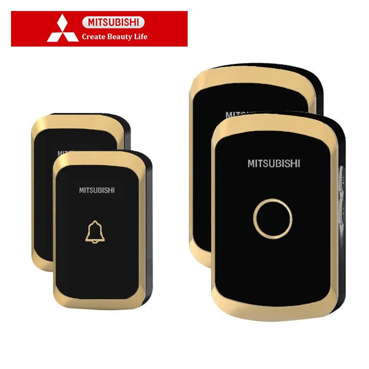 PUREPOWER - Mitsubishi timbre inteligente inalámbrico autogenerador hogar oficina