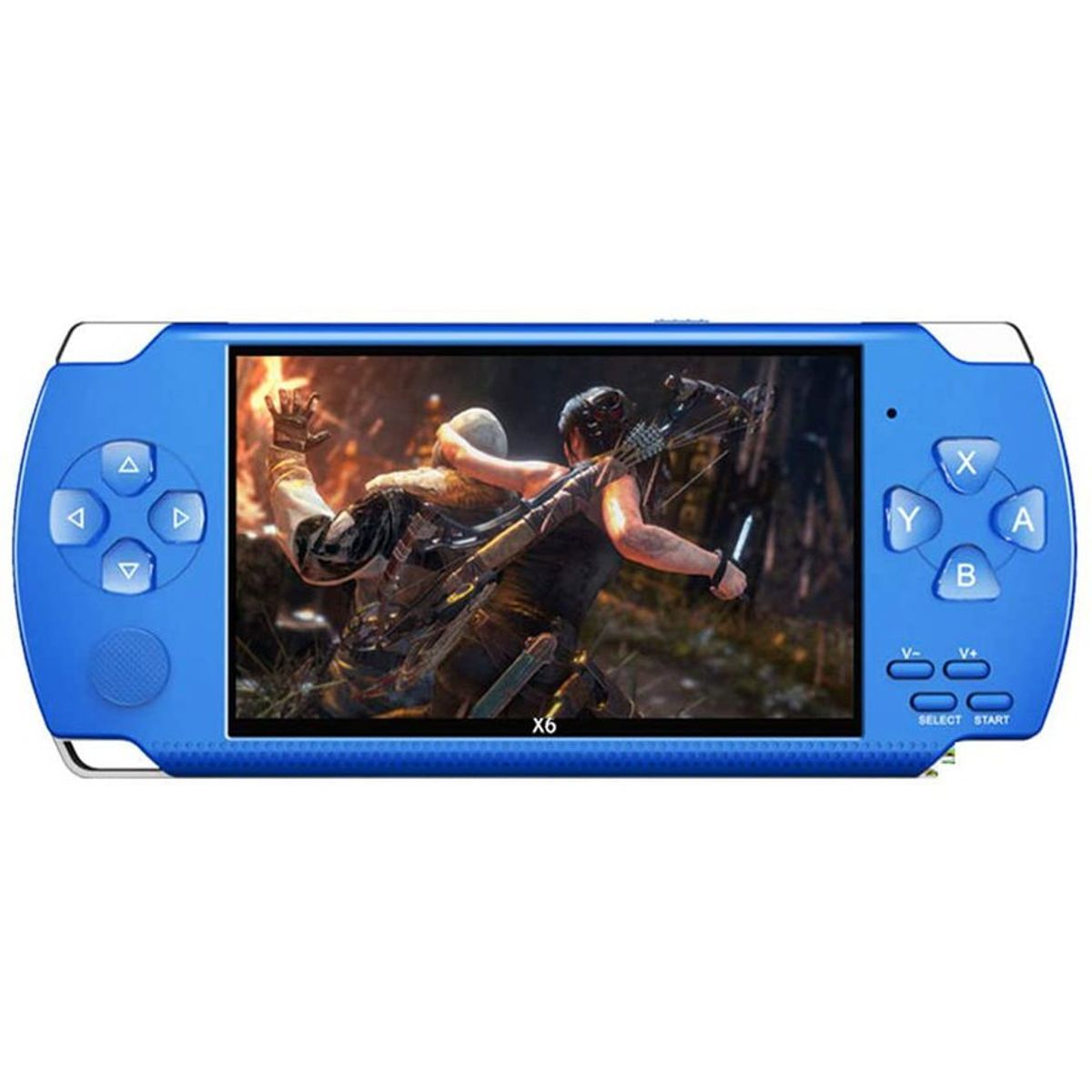 PUREPOWER - Consola retro de videojuegos X6 8GB - Azul