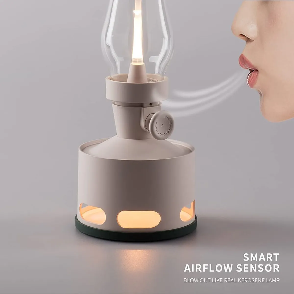 PUREPOWER - Lámpara LED recarga divertida con flujo de aire y control de gravedad