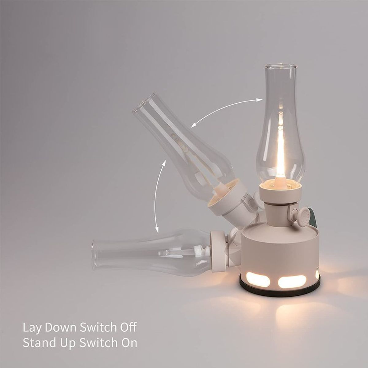 PUREPOWER - Lámpara LED recarga divertida con flujo de aire y control de gravedad