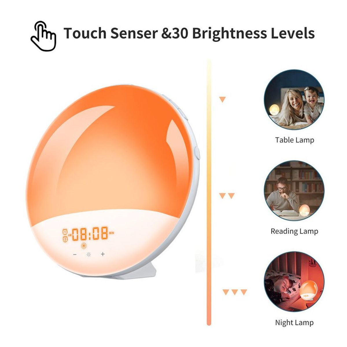 PUREPOWER - Luz con despertador simulador de amanecer