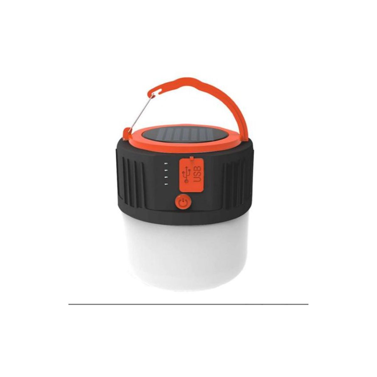 PUREPOWER - Luz de camping LED solar con cargador para teléfono